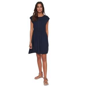 Rebecca Taylor Crew Neck Mini Dress in Navy Blue – Size XS / 0